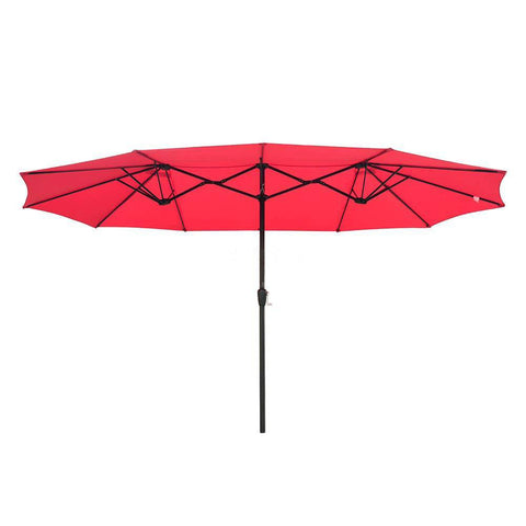 Image of 15x9 ft Patio Umbrella Rectangular with Wind Vent