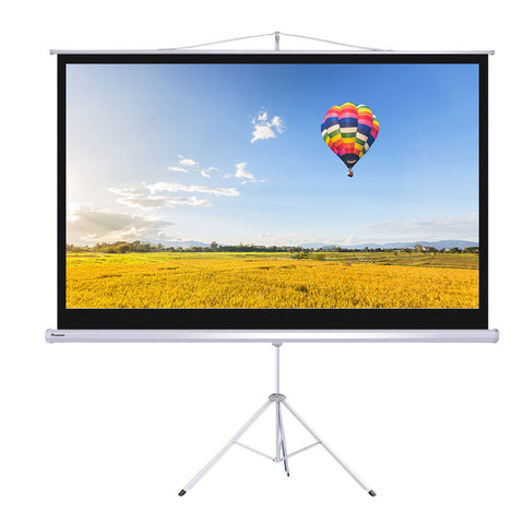 Image of 100" Projector Screen with Stand