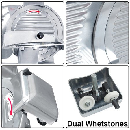 Image of Commercial Grade with 12" Blade Electric Meat Slicer Deli Cutter Butcher Equipment