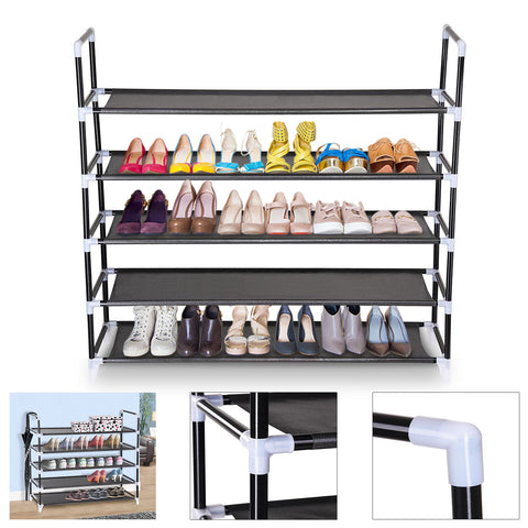 Image of 5-Tier Shoe Rack, Holds 20-25 Pairs of Shoes