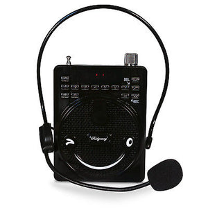 Ridgeway BS-565 Portable FM Radio Rechargeable Mini Voice Amplifier with Mic