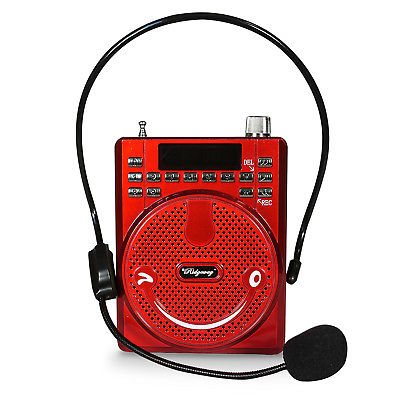 Image of Ridgeway BS-565 Portable FM Radio Rechargeable Mini Voice Amplifier with Mic
