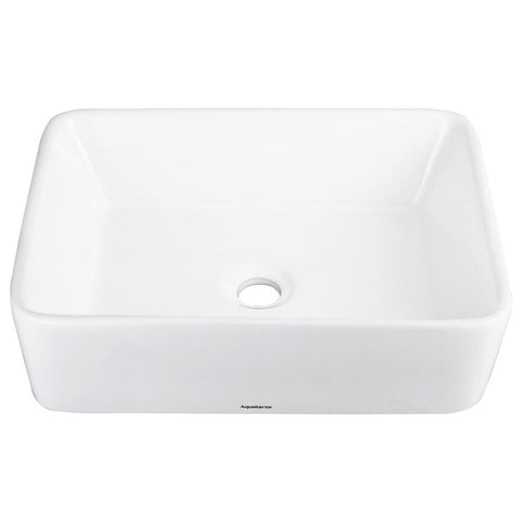 Image of Vanity Sink with Drain - Rectangle