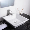 Sunken Vanity Sink with Drain - Square