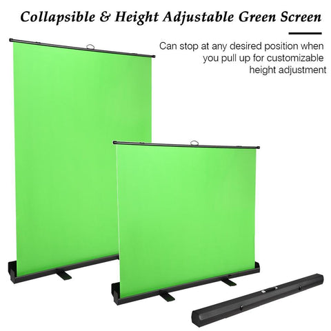Image of Koval Inc. Portable Collapsible Green Screen Chromakey Background