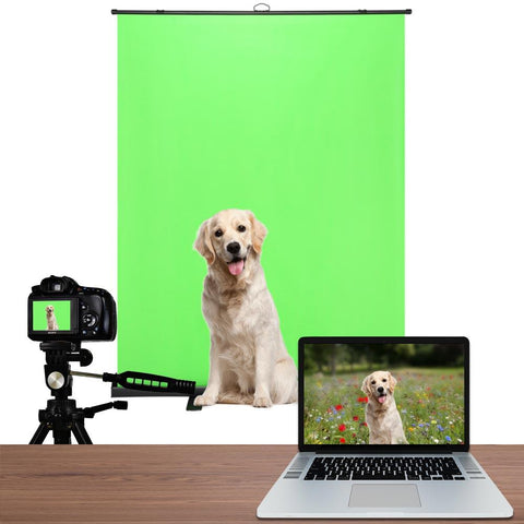 Image of Koval Inc. Portable Collapsible Green Screen Chromakey Background
