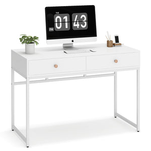 Koval Inc. 47 Inch Modern Computer Desk With Two Storage Drawers