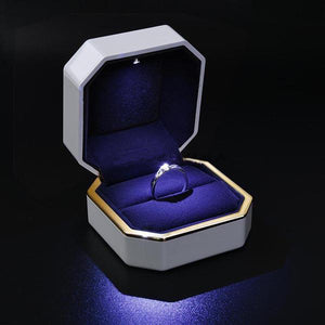 Light Engagement Ring Box - Single/Double