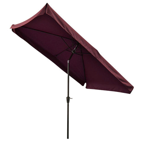 Image of 10' x 6.5' Rectangular Tilt Patio Umbrella