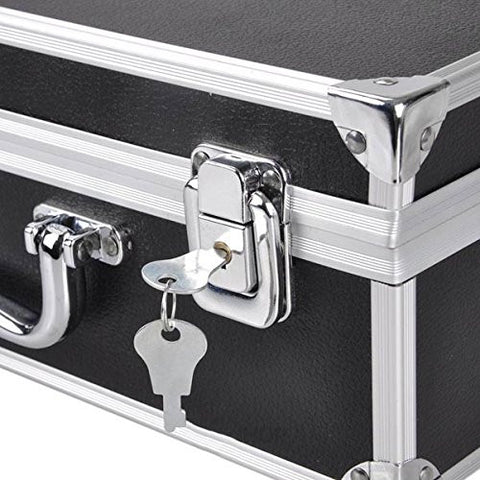Image of Professional Tattoo Starter Kits Case For 2 Tattoo Machines With Lock and Key