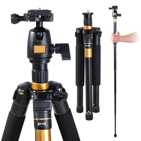 Image of Adjustable Pro 60" Tripod Monopod with Ball Head For DSLR Camera Travel Aluminum