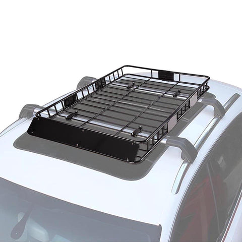 Image of Universal - 64inch Car Rooftop Cargo Basket Carrier with Extension
