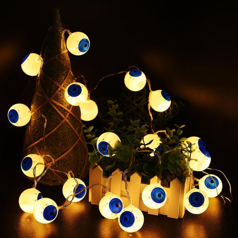 Image of 6½ ft. Halloween Eyeball Lights