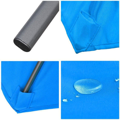 Image of 8' Outdoor Patio Umbrella Blue