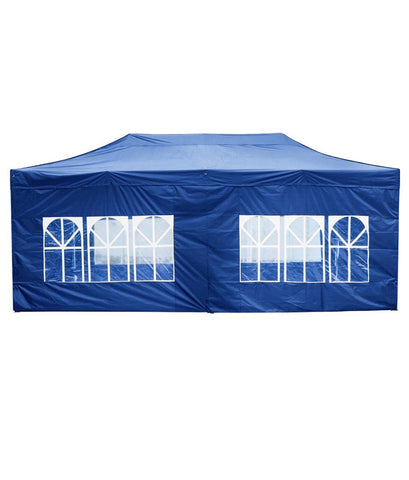 Image of Koval Inc. 10x20 FT Pop Up Canopy Tent with 4 Walls - Blue