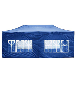 Koval Inc. 10x20 FT Pop Up Canopy Tent with 4 Walls - Blue