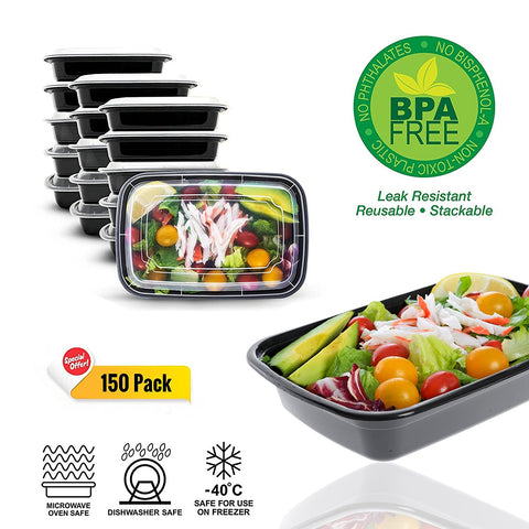 Image of Meal Prep Containers - 150 Pack