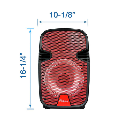 Image of 8" inches Portable Rechargeable Trolley Bluetooth Speaker