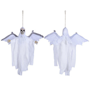 Animated Skeleton Props with Wings Sound Activated Lighted
