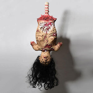 Halloween Prop Limbless Hanging Woman with Hair