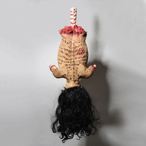 Halloween Prop Limbless Hanging Woman with Hair