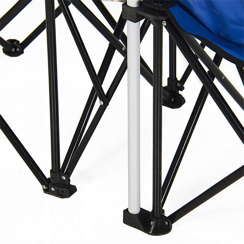 Image of Outdoor-Sports Fold-able Double Chair with Umbrella and Cooler