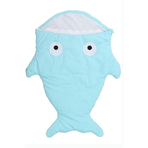 Image of Baby Shark Swaddle Sleeping Bag Infant Blanket Wrap Pram Bed