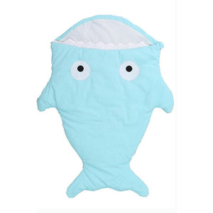 Baby Shark Swaddle Sleeping Bag Infant Blanket Wrap Pram Bed
