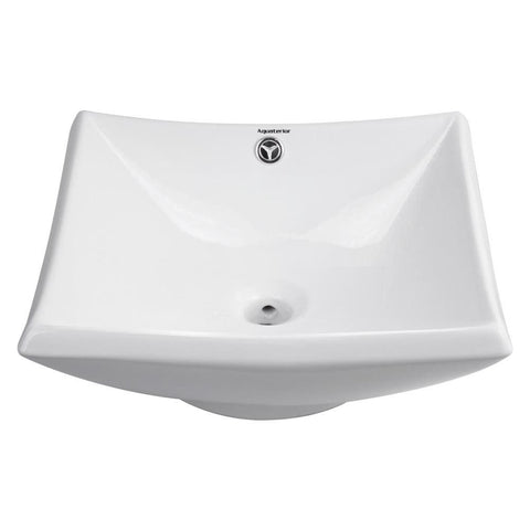 Image of Sunken Vanity Sink with Drain - Square Bowl