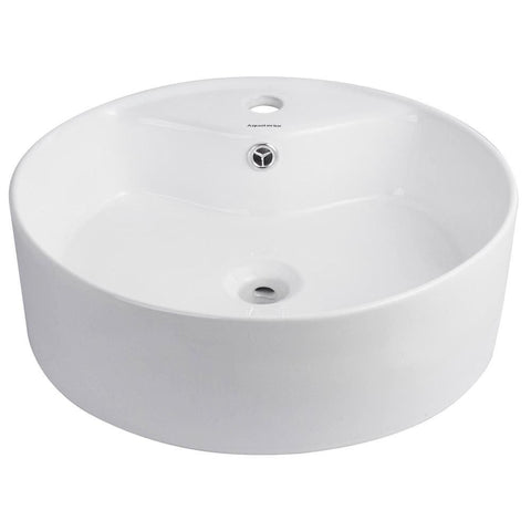 Vanity Sink with Drain - Round
