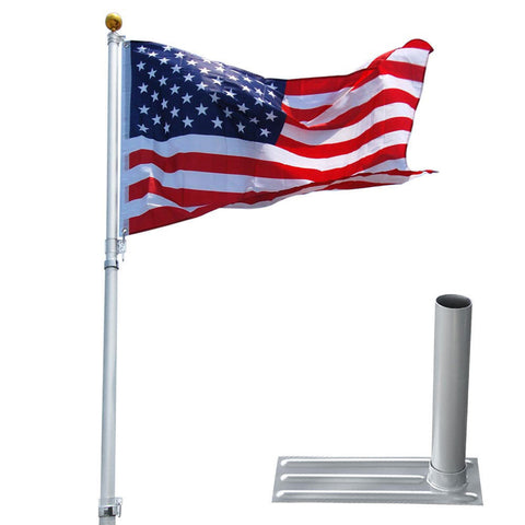 20'/25' Flagpole Kit with Flag & Tailgate