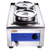 Stainless Steel Dual Countertop Food Warmer For Commercial Soup Station