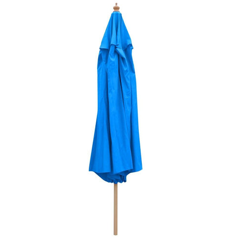 Image of 13' Patio Umbrella with German Beech Wood Pole