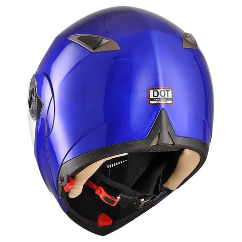 Image of Blue Motorcycle Helmet