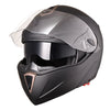 Matte Black Motorcycle Helmet