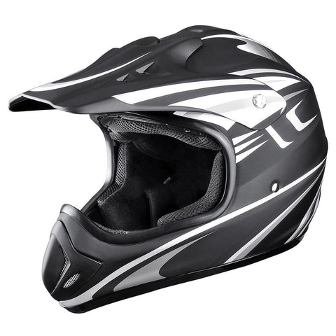 Image of Black Dirt Bike Helmet