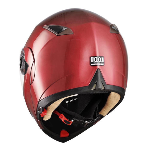 Image of Red Motorcycle Helmet