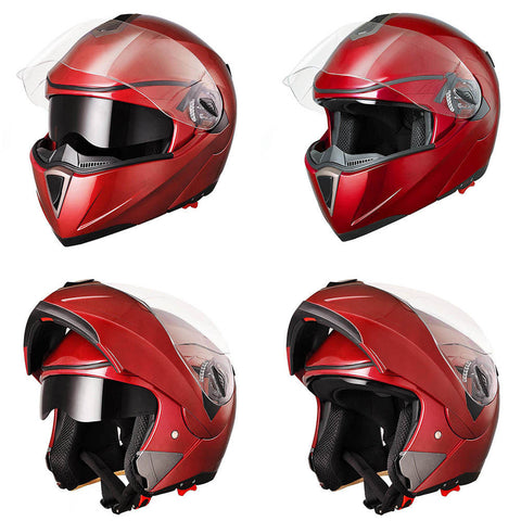 Image of Red Motorcycle Helmet